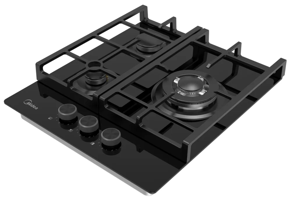 Детальное фото товара: Midea MG449TGB газовая поверхность