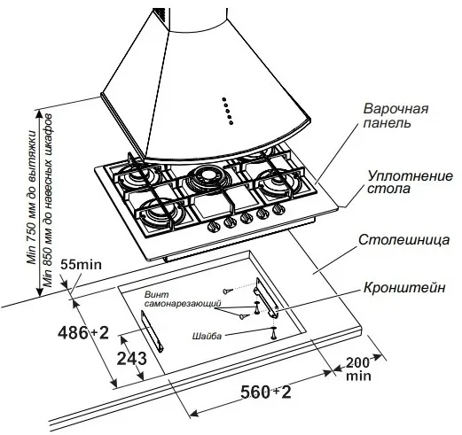Схема встраивания