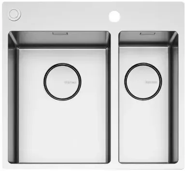 Фото товара: Falmec GARDA 31+18 Steel, мойка, нержавеющая сталь
