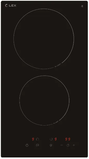 Фото товара: LEX EVH 3020B BL стеклокерамическая поверхность