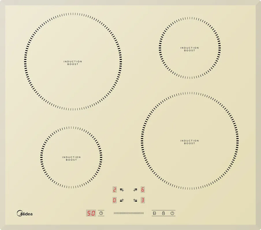 Фото товара: Midea MIH64721FIV индукционная поверхность