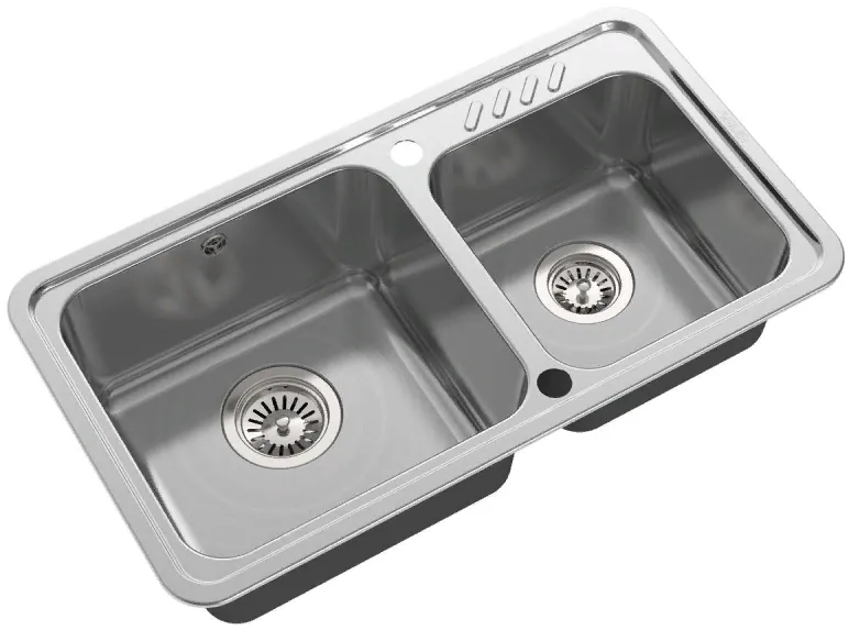 Детальное фото товара: Oulin OL-H9903 (F&P), мойка, нержавеющая сталь сатин