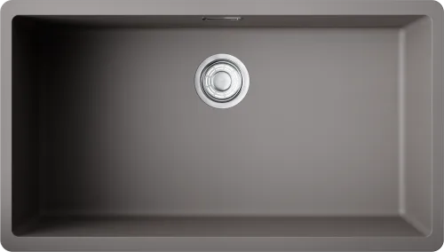 Детальное фото товара: Omoikiri Kata 74-U-GR, мойка, гранит, leningrad grey