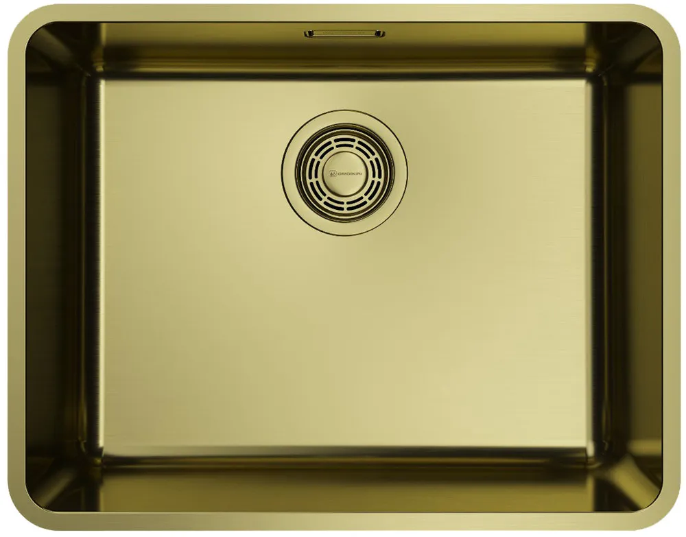 Фото товара: Omoikiri Omi 53-U/I-LG Ultra, мойка, нержавеющая сталь/ светлое золото