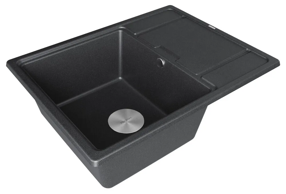 Детальное фото товара: Paulmark FLUGEN 50-650, мойка, гранит, черный
