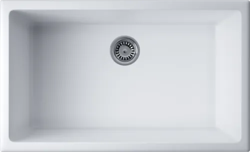 Фото товара: Omoikiri Okinoshima 76-U/I-WH, мойка, керамика, белый