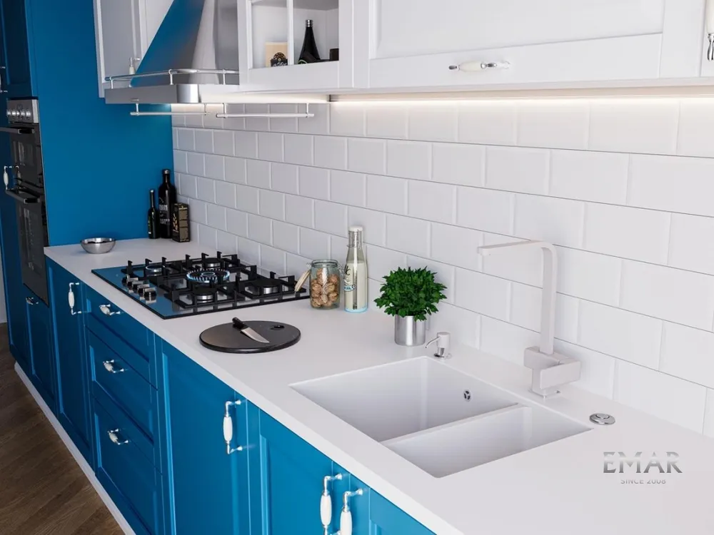 Детальное фото товара: Emar EMQ-2665.PL, мойка, гранит, агат