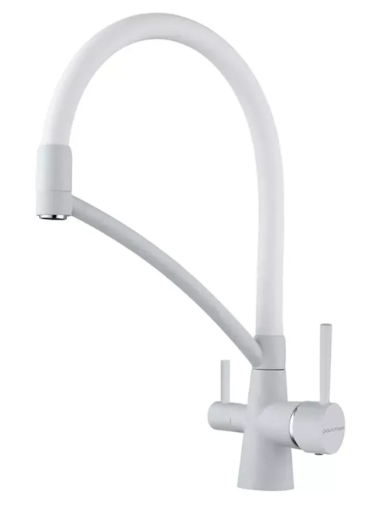 Фото товара: Paulmark SIEGEN, смеситель, белый матовый