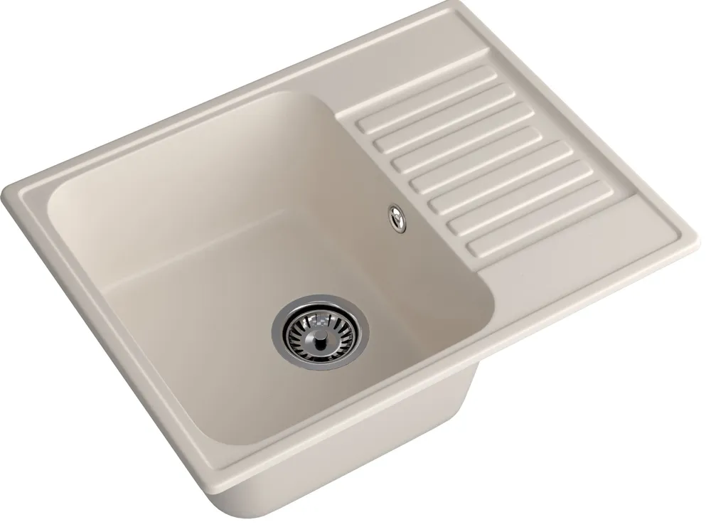 Детальное фото товара: ЭкоМ 6248, мойка, гранит, белый