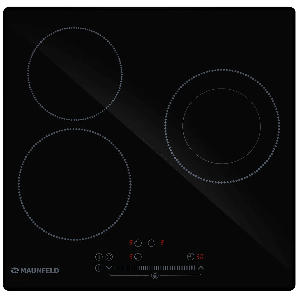 Фото товара: Maunfeld EVCE453SDPBK стеклокерамическая поверхность