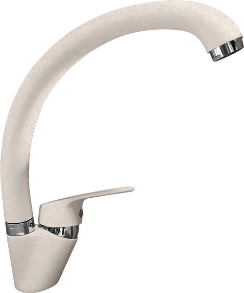 Фото товара: GranFest 3323, смеситель, мрамор, белый