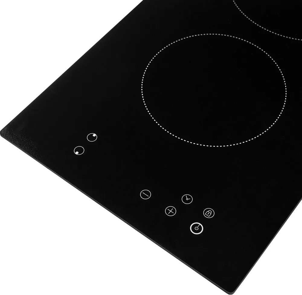 Детальное фото товара: LEX EVH 321 BL стеклокерамическая поверхность