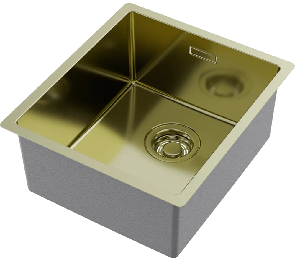 Детальное фото товара: Omoikiri Tadzava 39-U/I-LG, мойка, светлое золото