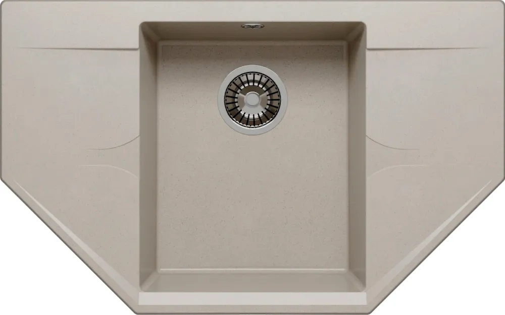 Фото товара: Polygran RIFF-800, мойка, мрамор, серый 14