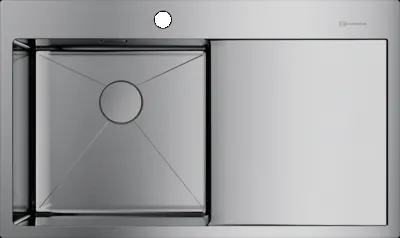 Детальное фото товара: Omoikiri Akisame 86-IN-L, мойка, нержавеющая сталь, чаша слева