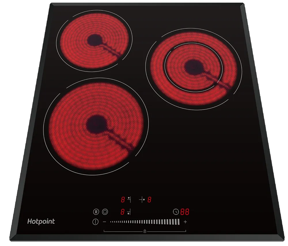 Детальное фото товара: Hotpoint HR 4O3 BAS стеклокерамическая поверхность