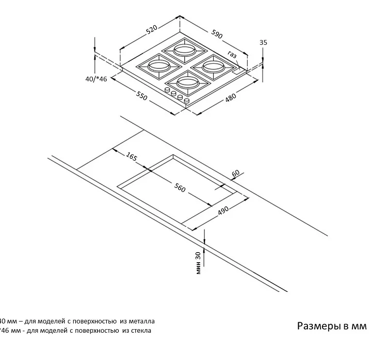 Схема встраивания