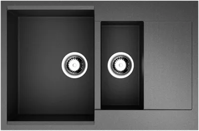 Фото товара: Omoikiri Daisen 78-2 BL, мойка, гранит, черный