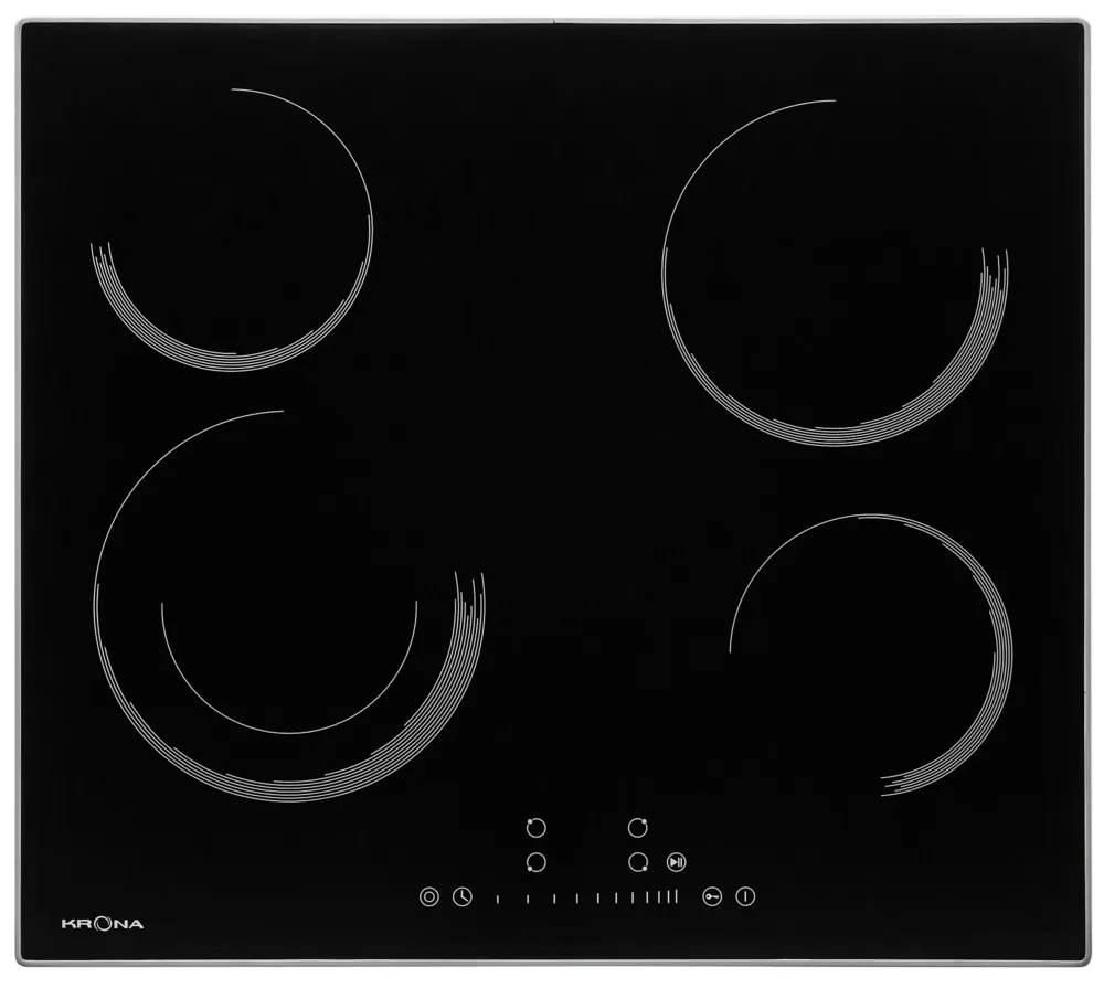 Фото товара: Krona ORSA 60 BL/S стеклокерамическая поверхность