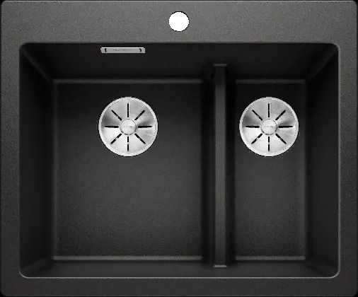 Фото товара: Blanco Pleon 6 Split, мойка, гранит, черный