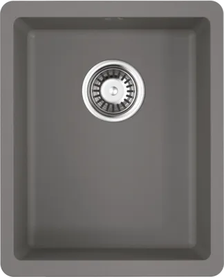 Фото товара: Omoikiri Kata 34-U-GR, мойка, гранит, leningrad grey