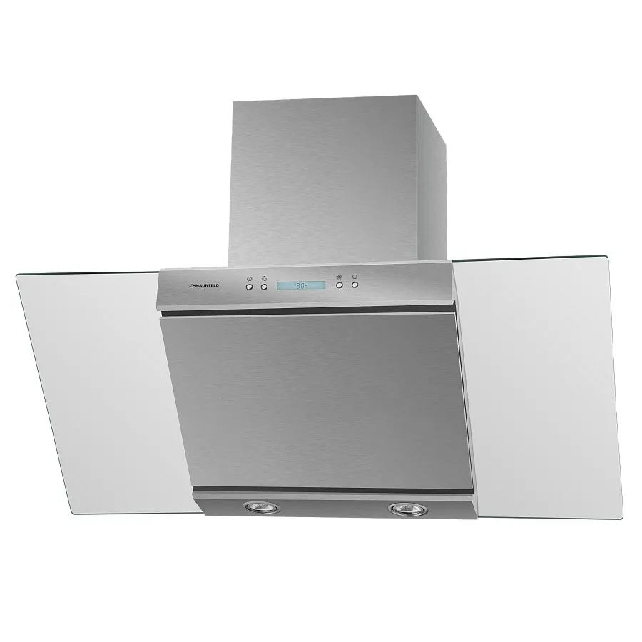 Фото товара: Maunfeld GLORIA 90 нержавеющая сталь/ прозрачное стекло