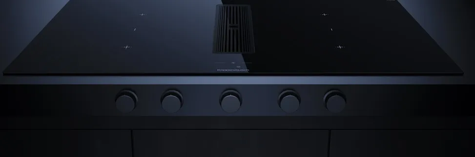 Детальное фото товара: Kuppersbusch KMI 9850.1 SR-S Black Chrome индукционная поверхность