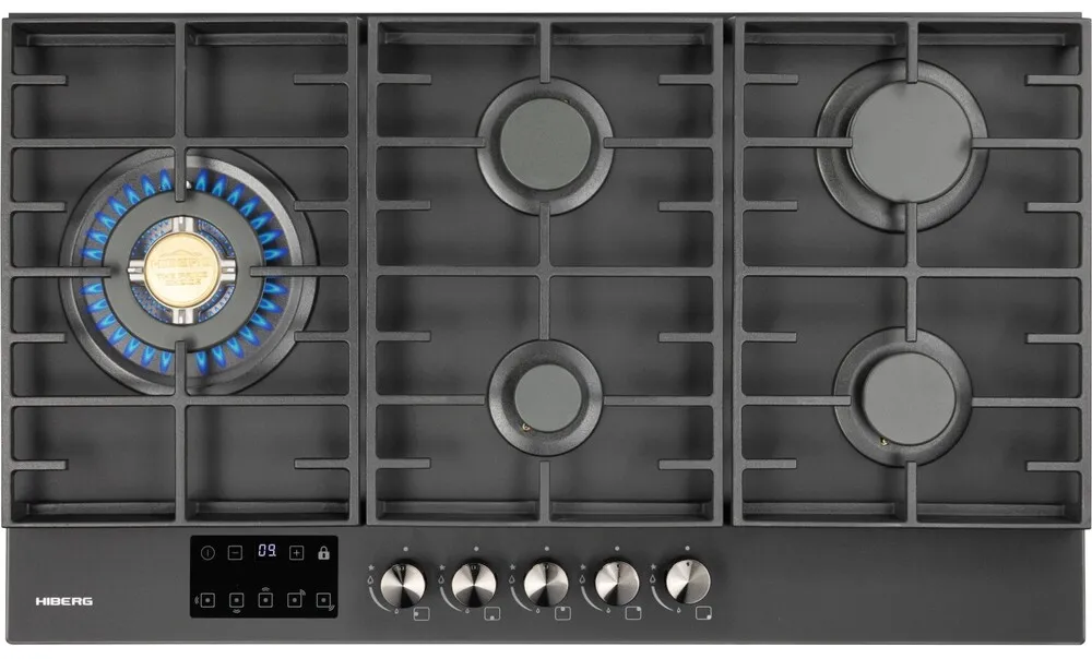 Фото товара: HIBERG VM 9255 B газовая поверхность
