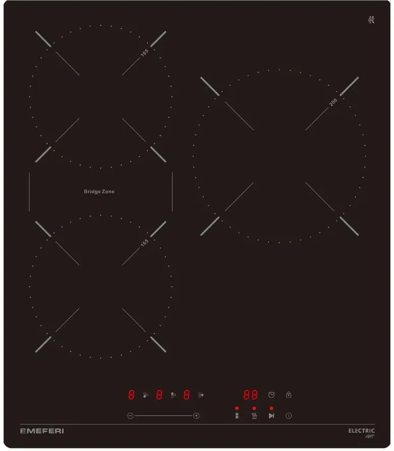 Фото товара: MEFERI MEH453BK LIGHT стеклокерамическая поверхность