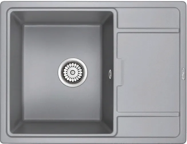 Фото товара: Paulmark FLUGEN 50-650, мойка, гранит, серый металлик