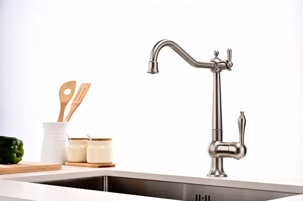 Детальное фото товара: Paulmark RETRO, смеситель, брашированная сталь