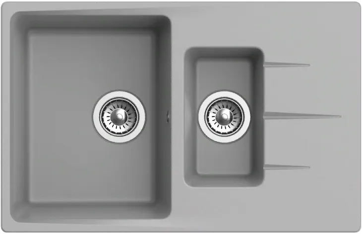 Фото товара: Ewigstein Gerd G- 60KF, мойка, гранит, серый металлик
