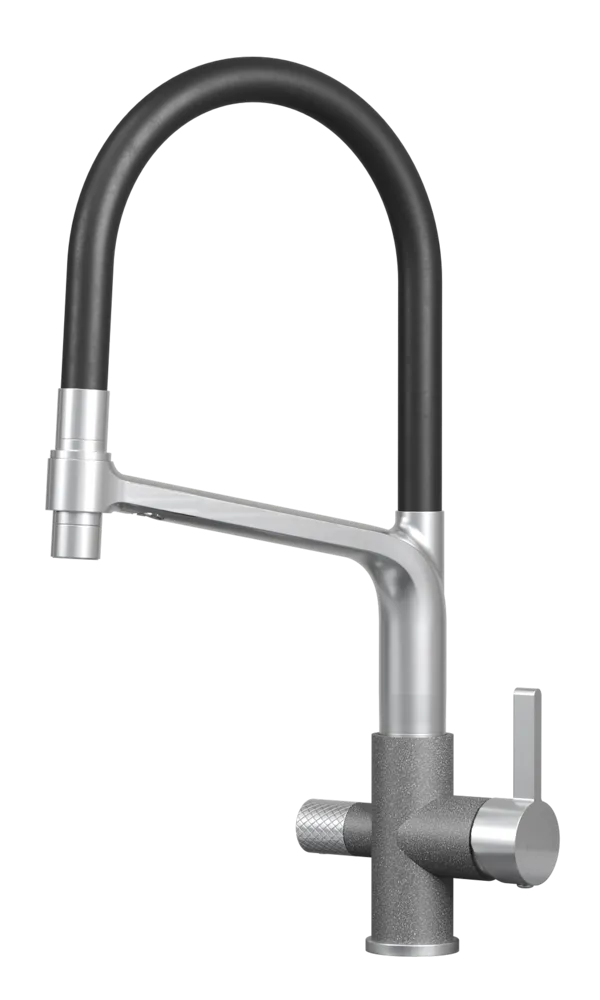 Фото товара: GRANULA 5083 смеситель, нержавеющая сталь, графит