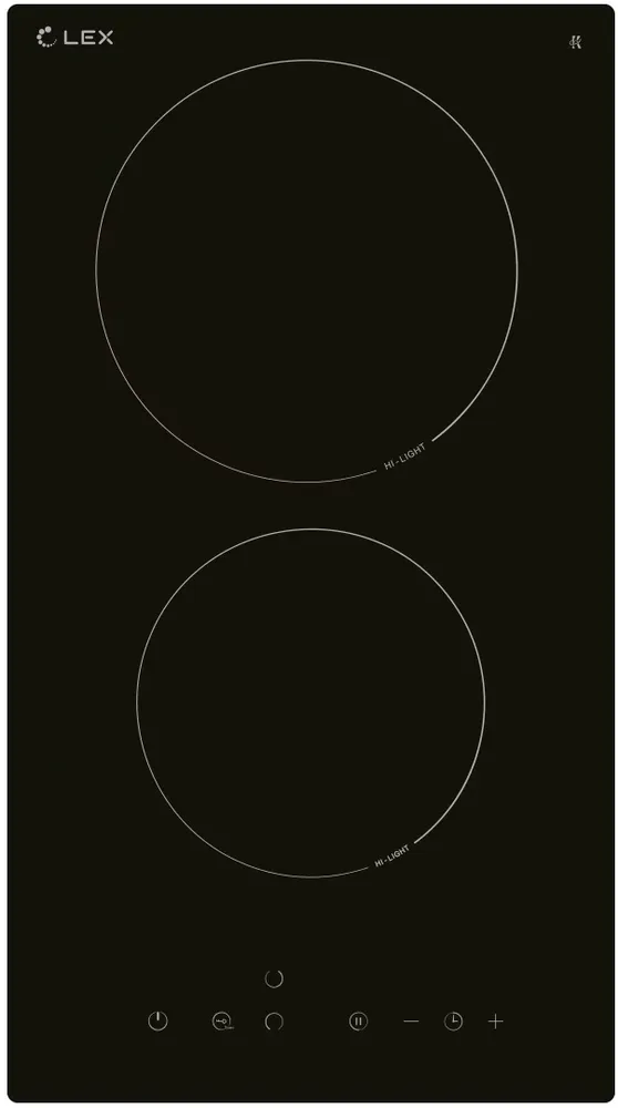 Фото товара: LEX EVH 320A BL стеклокерамическая поверхность