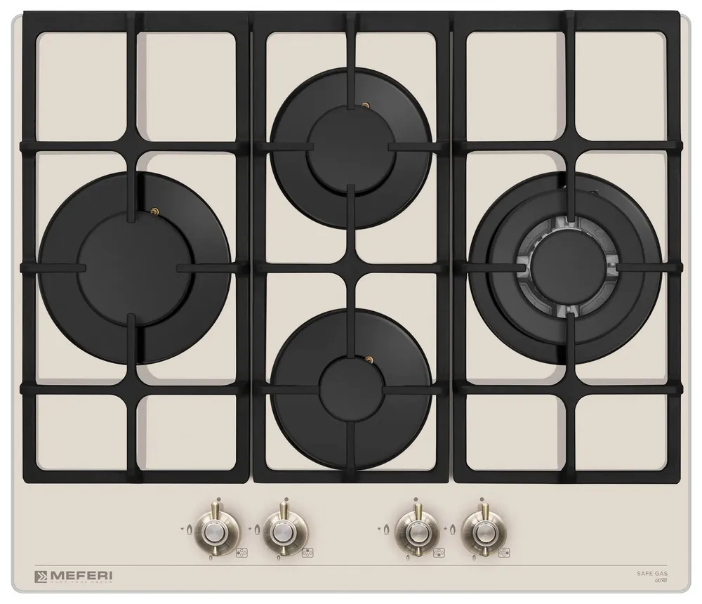 Детальное фото товара: MEFERI MGH604BG GLASS RETRO газовая поверхность