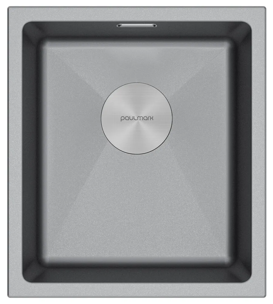 Фото товара: Paulmark LUMI 41UNI, мойка, гранит, серый металлик