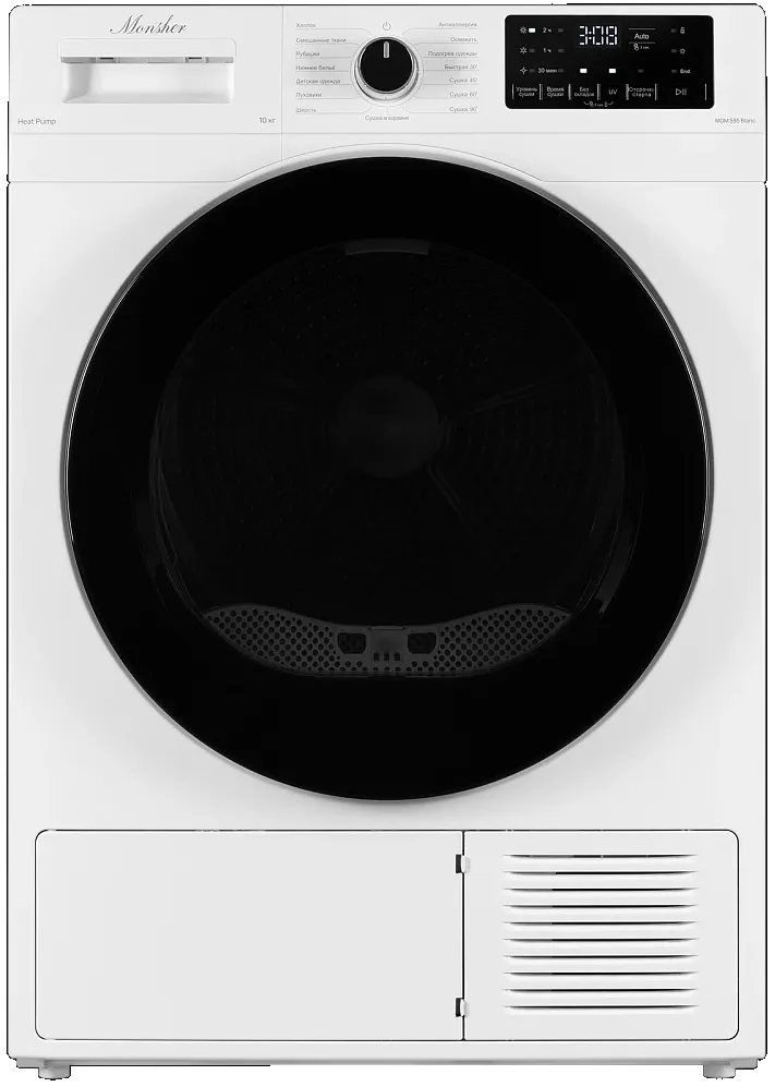 Детальное фото товара: Monsher стирка MWM 595 Blanc + сушка MDM 595 Blanc