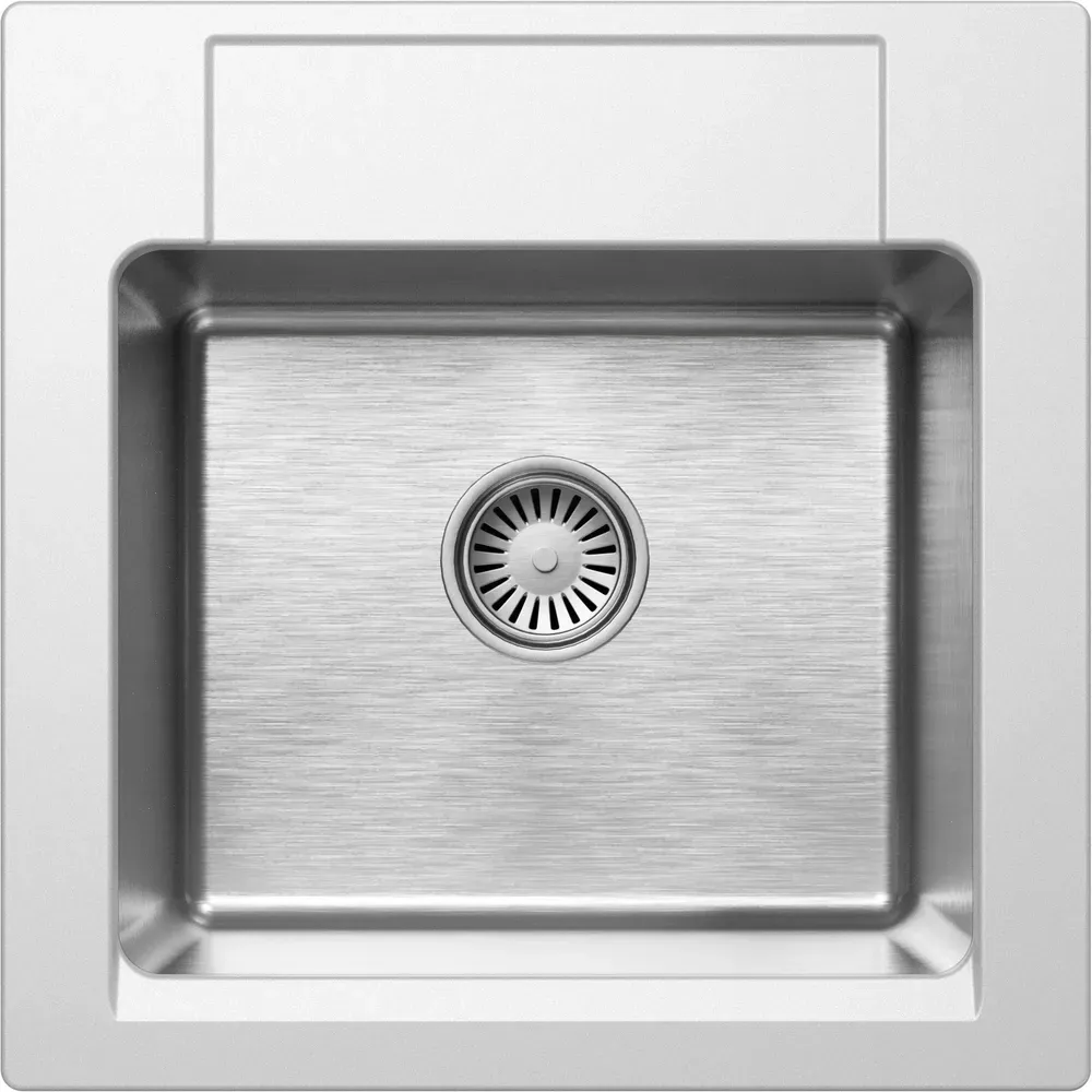 Фото товара: Tolero Twist TTS-500, мойка, гранит/нержавеющая сталь, туман