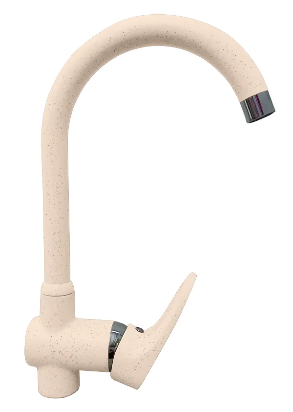 Фото товара: GranFest 3023, смеситель, мрамор, бежевый