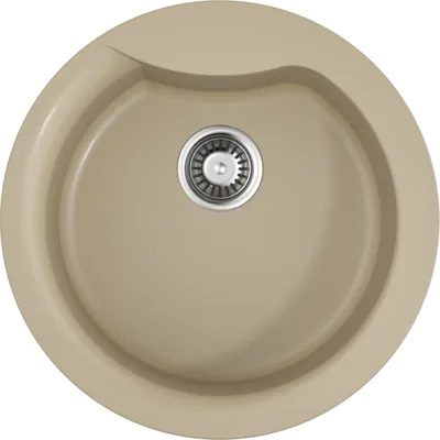 Фото товара: Omoikiri Yasugata 48R-CH, мойка, гранит, шампань