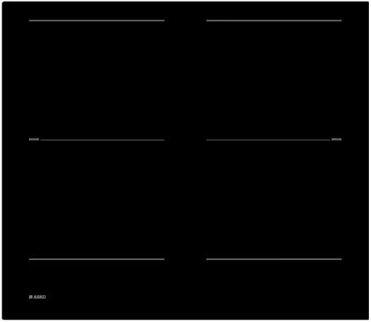 Фото товара: ASKO HI2643FBG1 индукционная поверхность