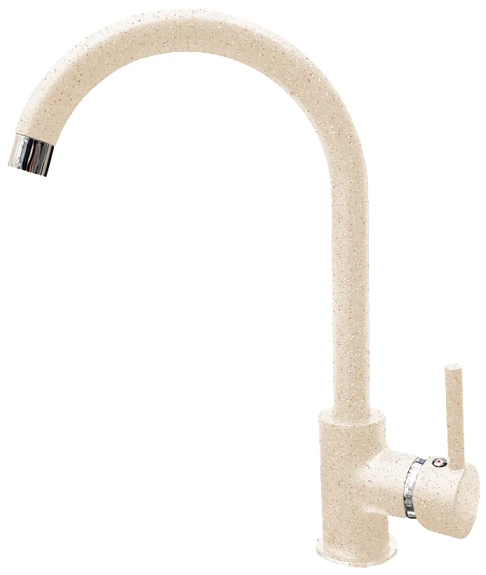 Фото товара: GranFest 7651, смеситель, мрамор, бежевый