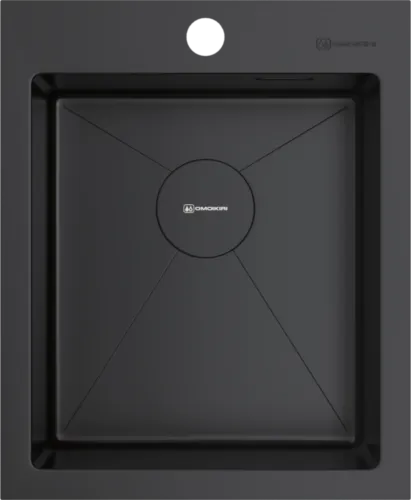 Фото товара: Omoikiri Akisame 41-GB, мойка, нержавеющая сталь/графит