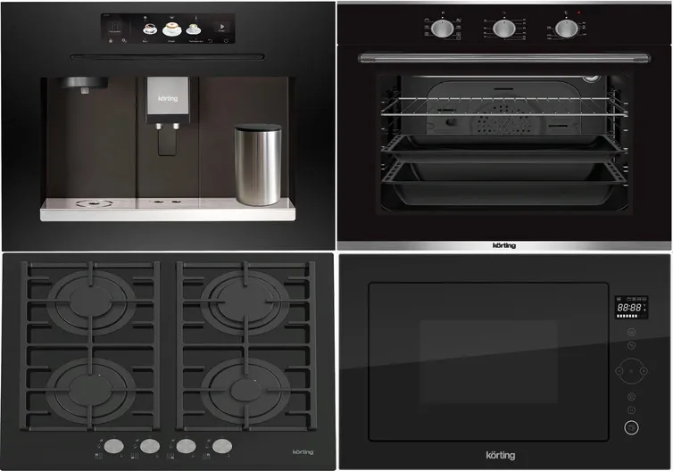 Фото товара: KORTING HGG 6805 CN + OKB 370 CMX + KMI 825 TGN + KCM 9830 BCG