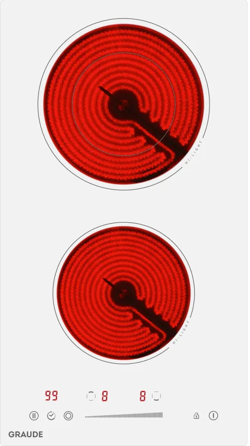 Фото товара: Graude EK 30.0 W стеклокерамическая поверхность