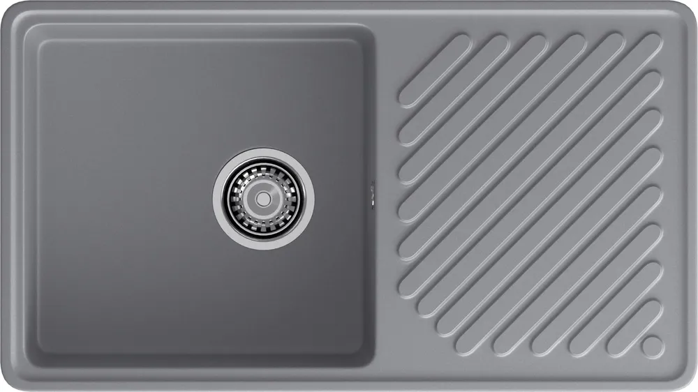 Детальное фото товара: GranFest QUARZ GF-ZL-53, мойка, гранит, темно-серый