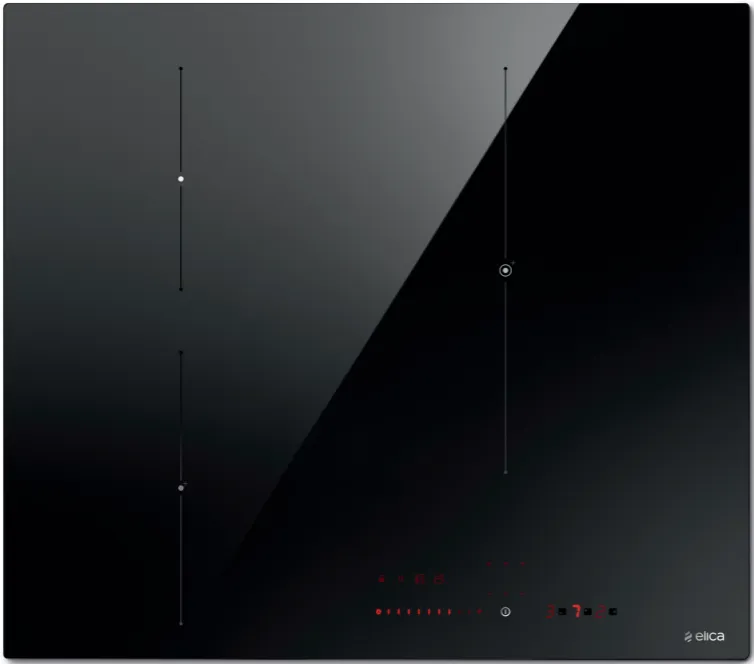 Фото товара: ELICA RATIO 603 BL индукционная поверхность