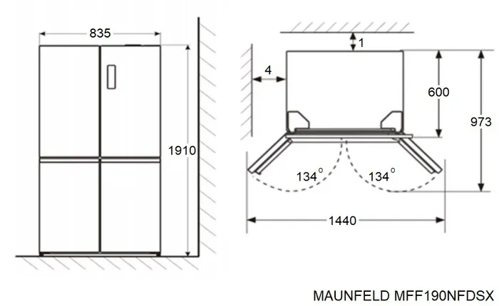 Детальное фото товара: Maunfeld MFF190NFDPW