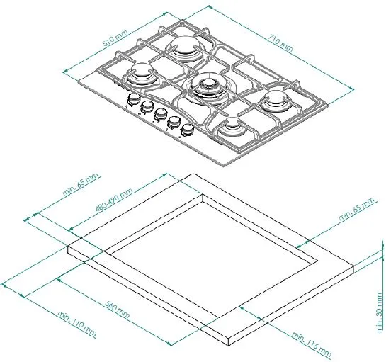 Схема встраивания
