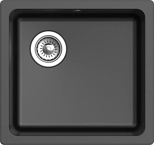 Фото товара: Rivelato BERKANA BK-45 nero, мойка, гранит, черный